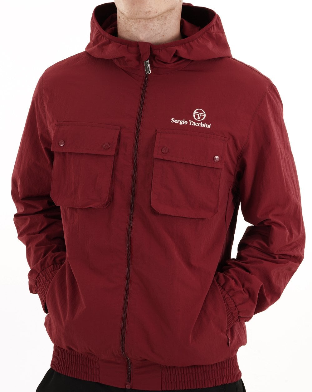 Sergio Tacchini Terrace Pocket Jacket Burgundy