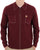 Gabicci Vintage Serge Knit Zip Up Mulberry