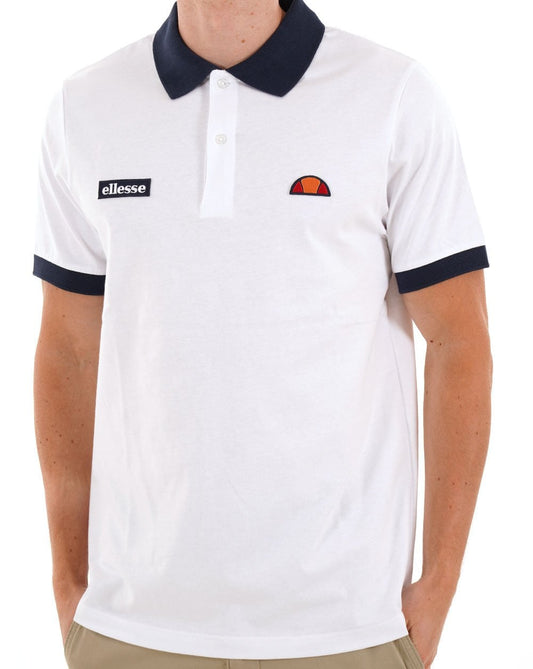 Ellesse Lessepsia Polo Shirt White/Navy