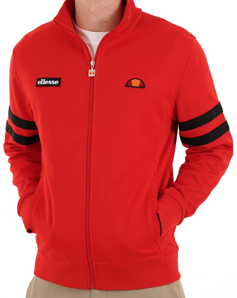 Ellesse Roma Track Top Red/Black