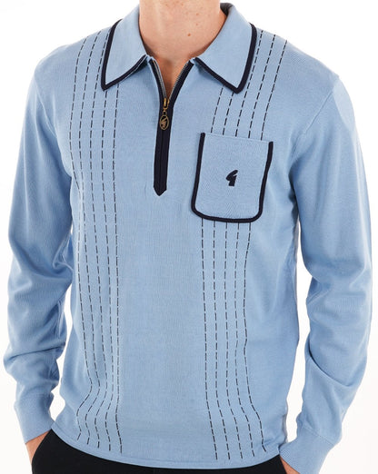 Gabicci Vintage Darron Archive Polo Blue