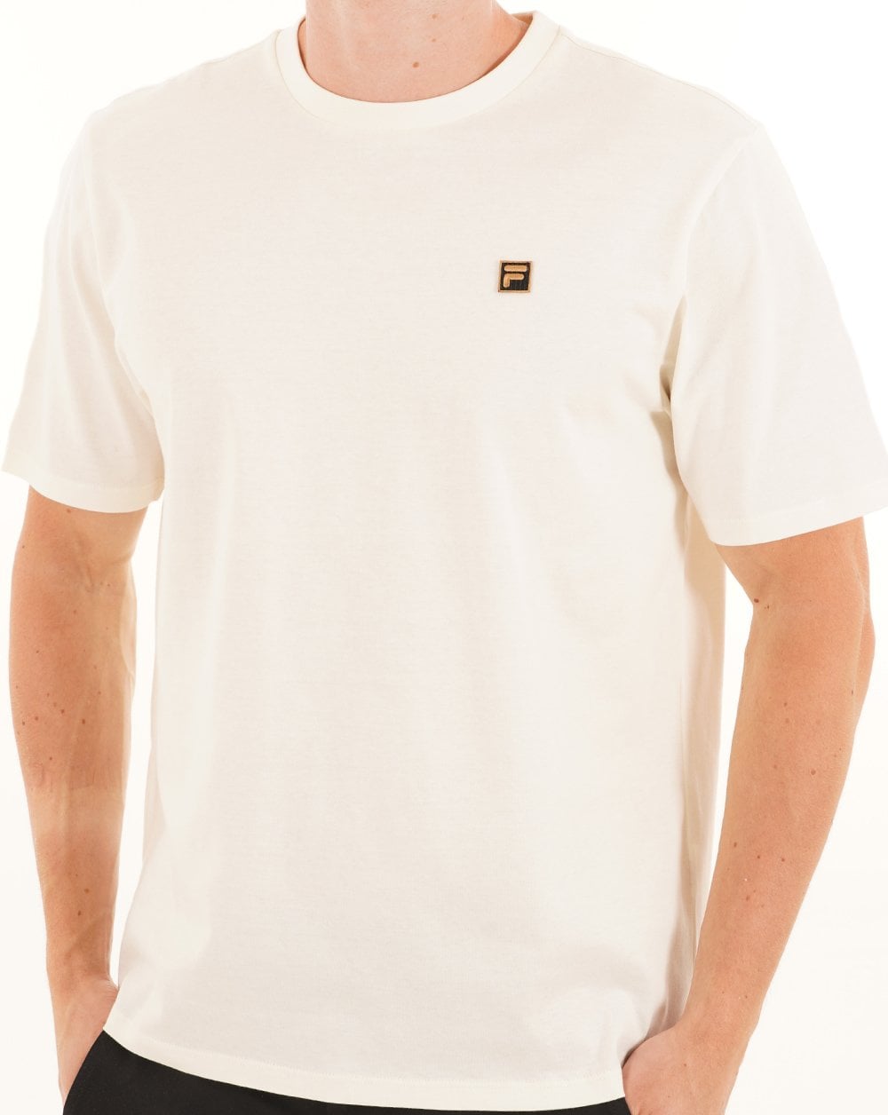 Fila Gold Yaxley T Shirt Off White