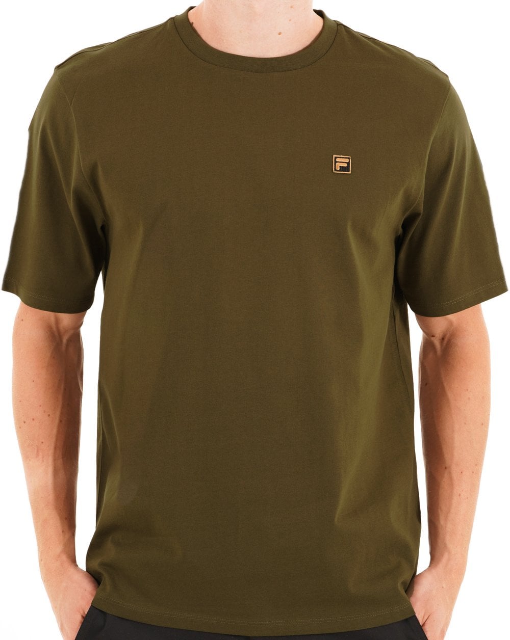 Fila Gold Yaxley T Shirt Dark Olive