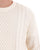 Tommy Jeans Badge Cable Knit Jumper Ancient White