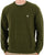 Benetton Cotton Knit Sweater Dark Forest