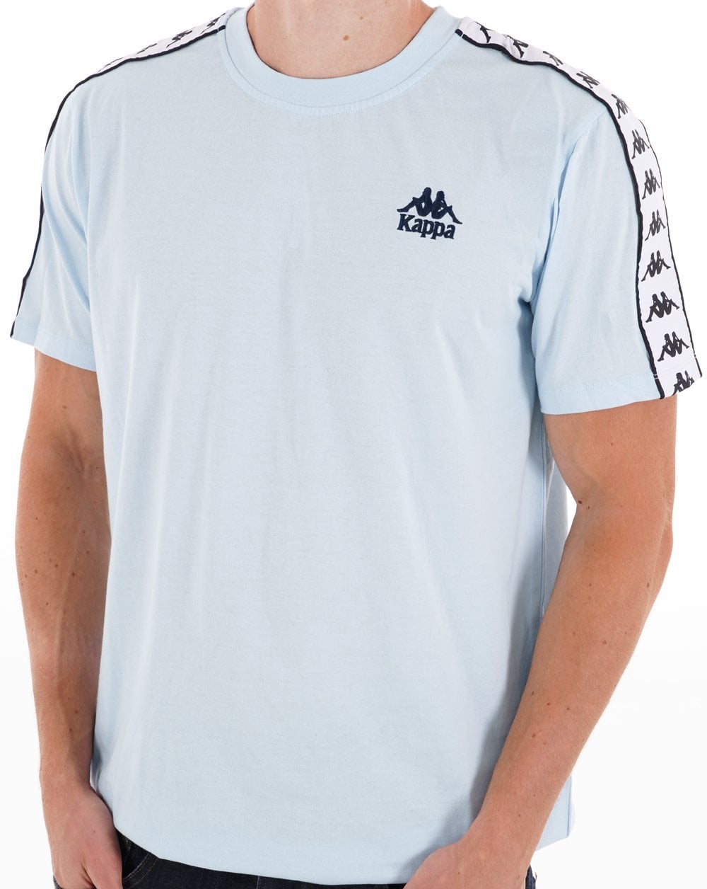 Kappa Umara T Shirt Sky Blue / Navy