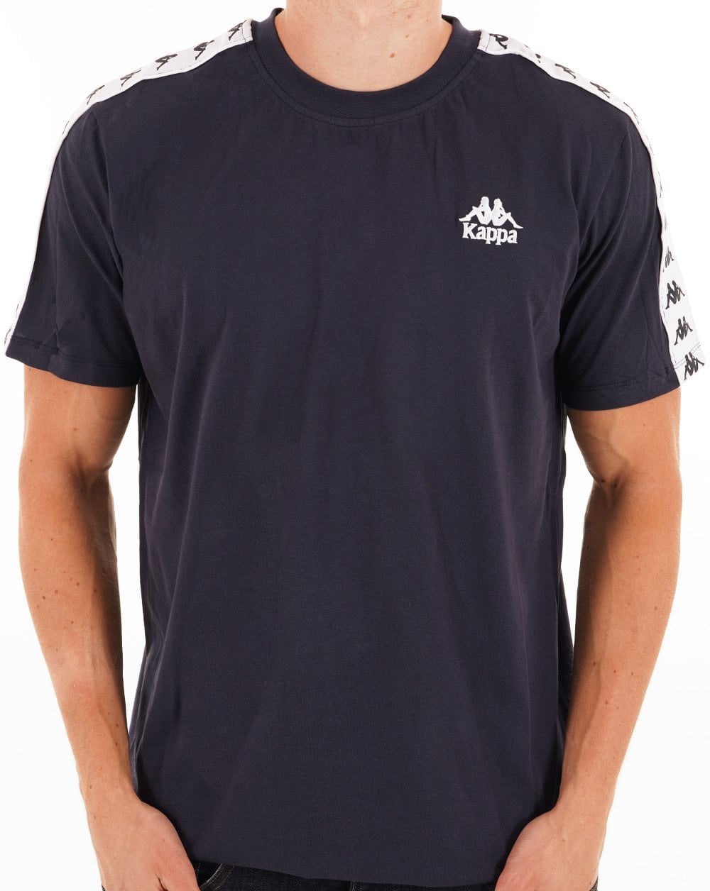Kappa Umara T Shirt Dark Blue/White