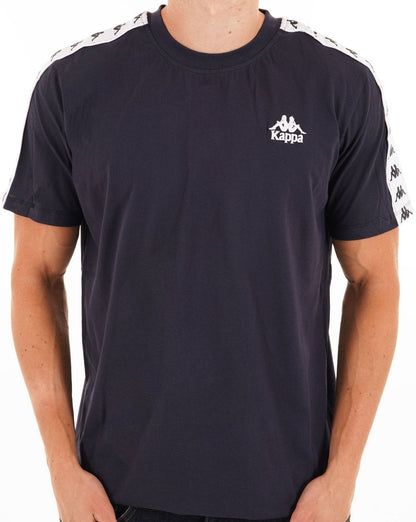 Kappa Umara T Shirt Dark Blue/White