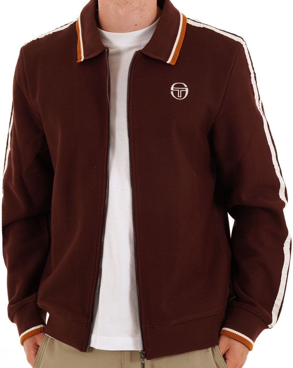 Sergio Tacchini Giorno Track Top Dark Brown