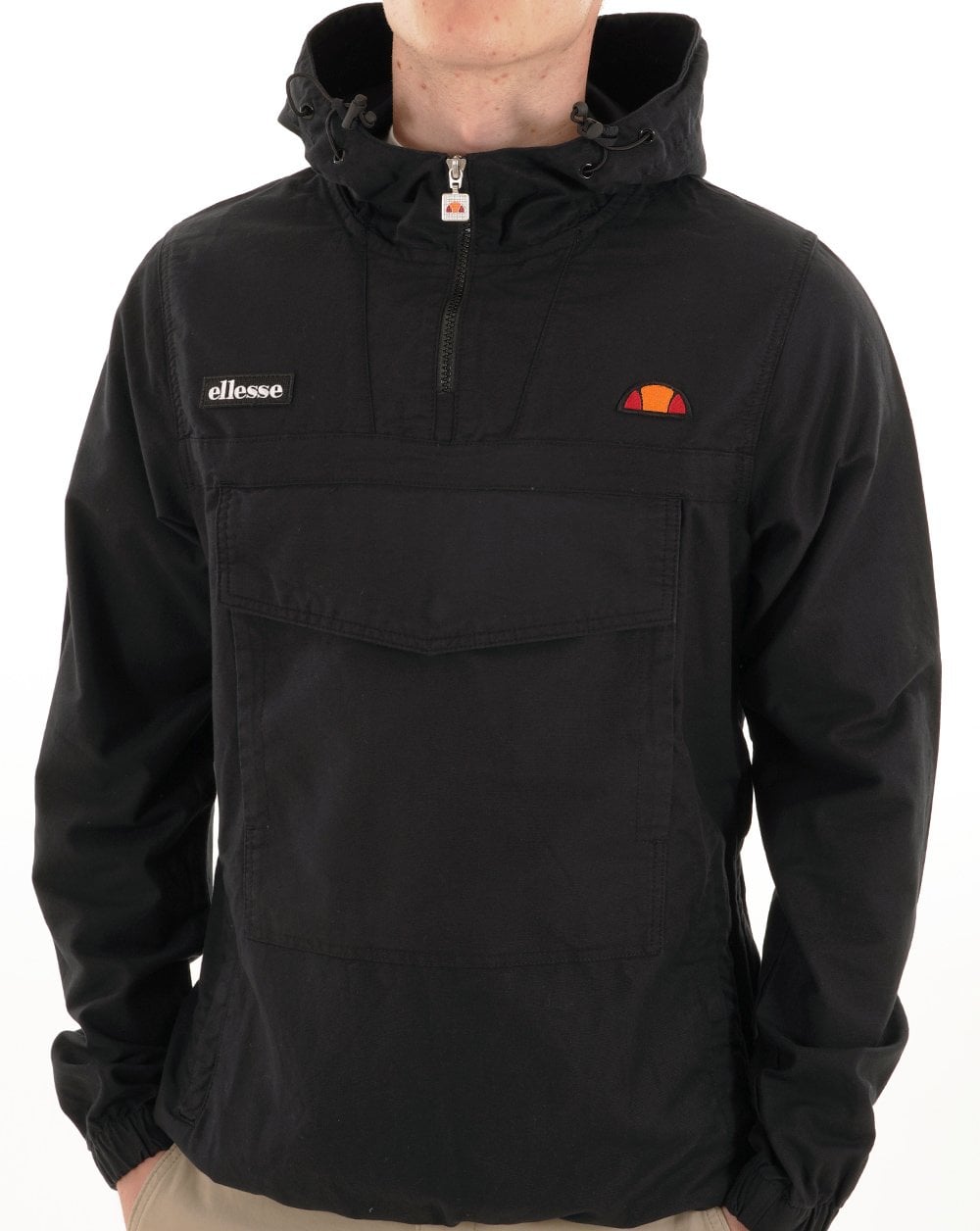 Ellesse Mont Canvas Overhead Jacket Black