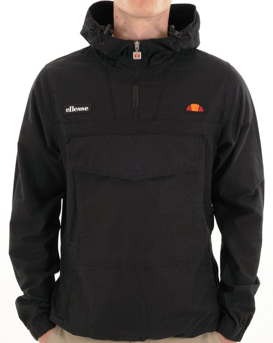 Ellesse Mont Canvas Overhead Jacket Black