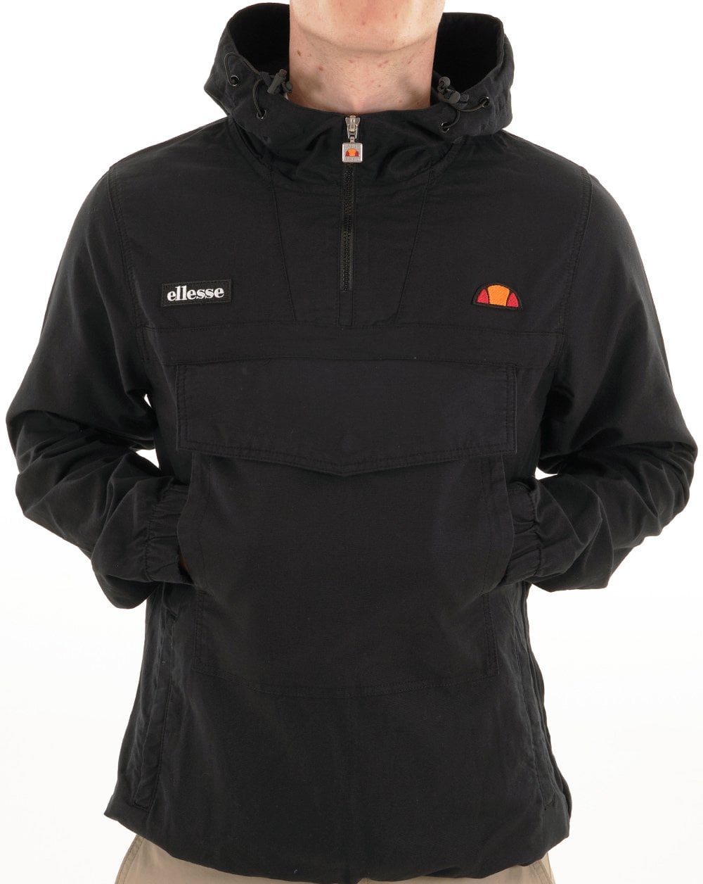 Ellesse Mont Canvas Overhead Jacket Black