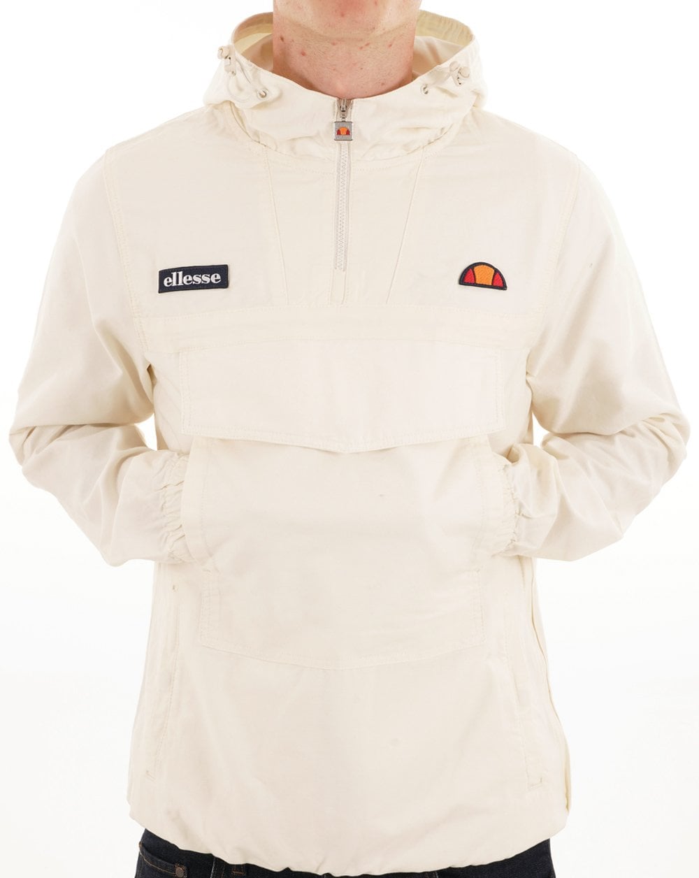 Ellesse Mont Canvas Overhead Jacket Off White