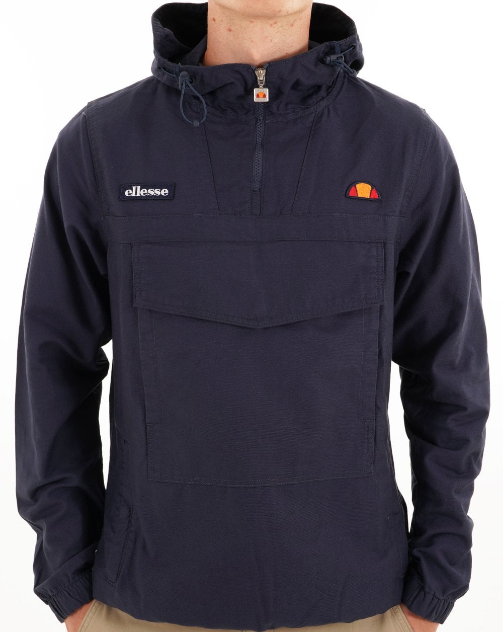 Ellesse Mont Canvas Overhead Jacket Navy