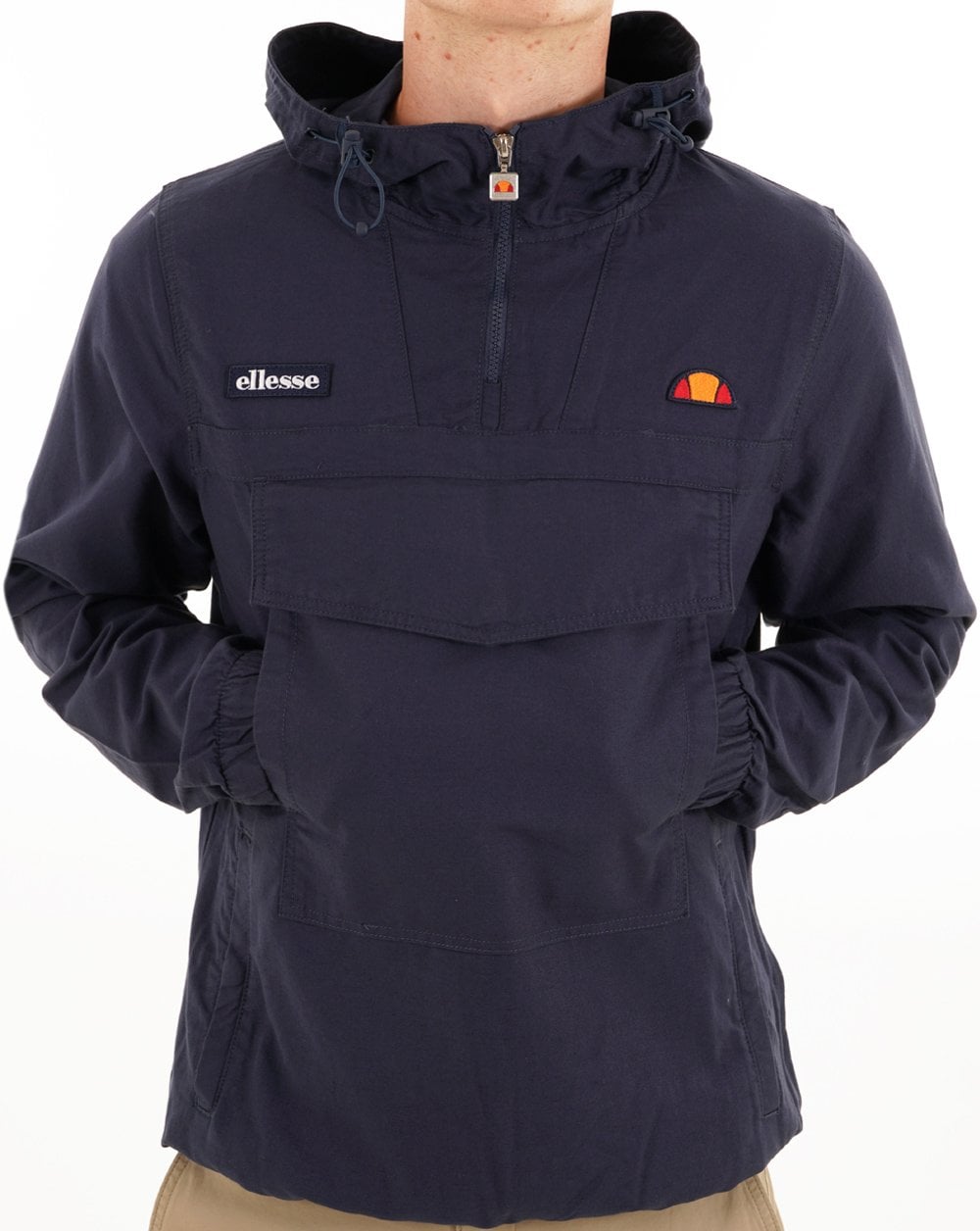 Ellesse Mont Canvas Overhead Jacket Navy