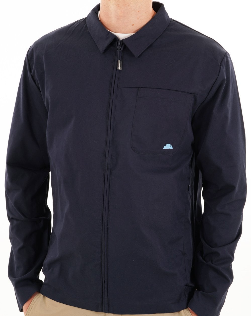 Ellesse Lecote Overshirt Style Zip Jacket Navy