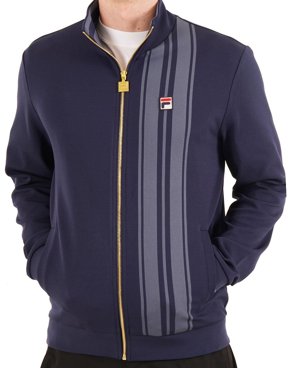 Fila Vintage Dante Track Top Navy