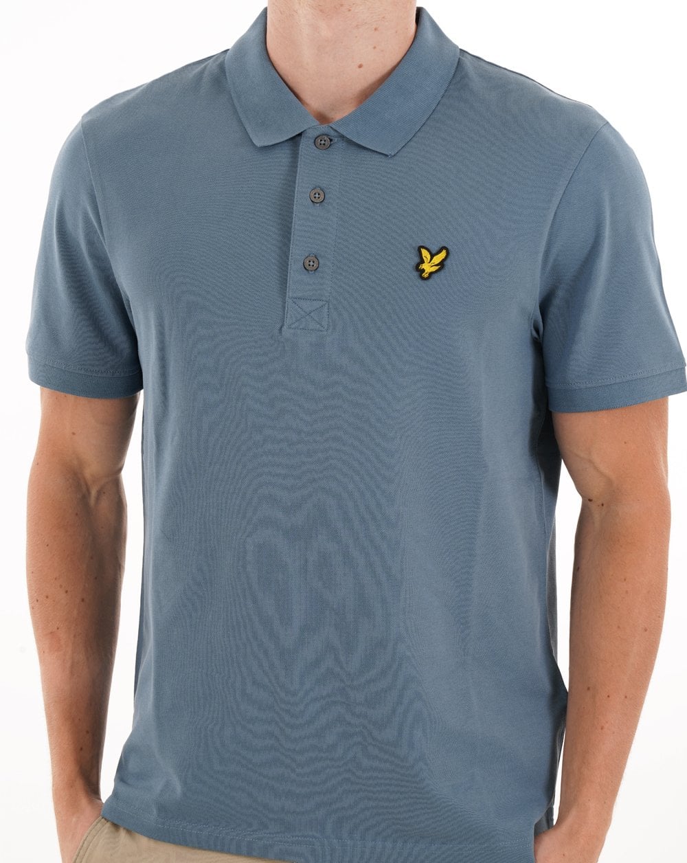 Lyle & Scott Plain Polo Shirt Ocean Sky