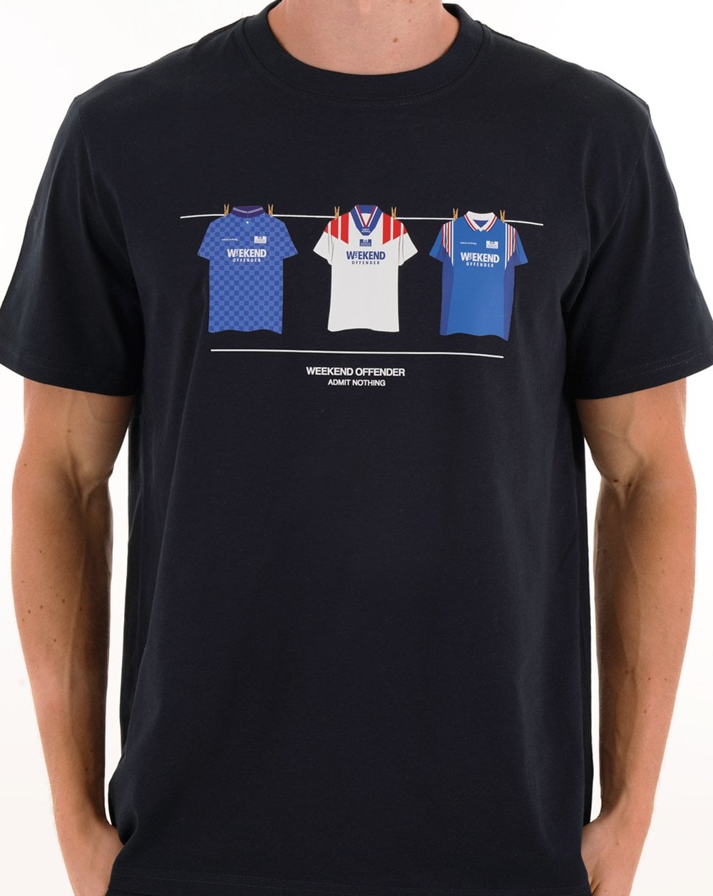 Weekend Offender Rangers T-shirt Navy Blue