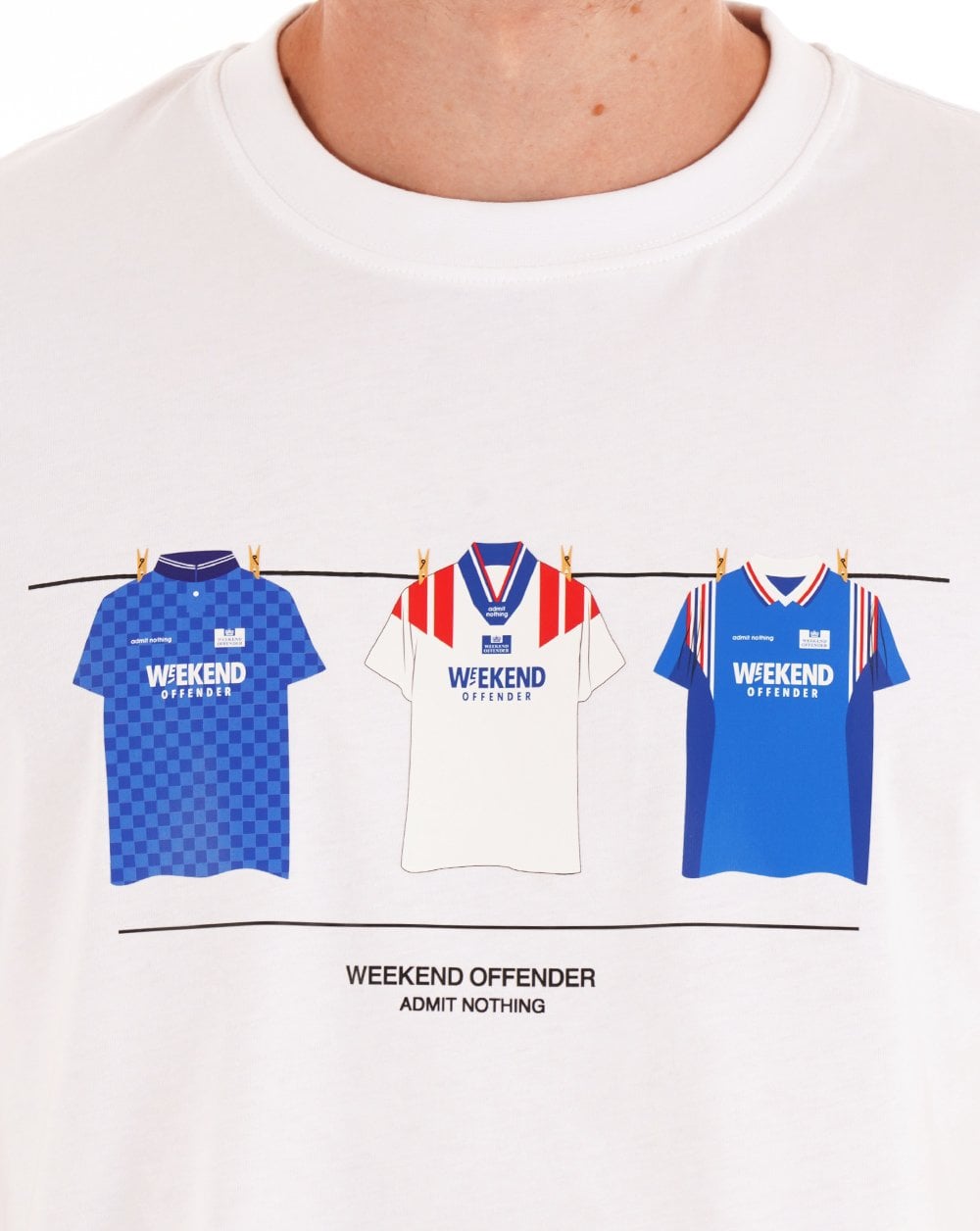 Weekend Offender Rangers T-shirt White