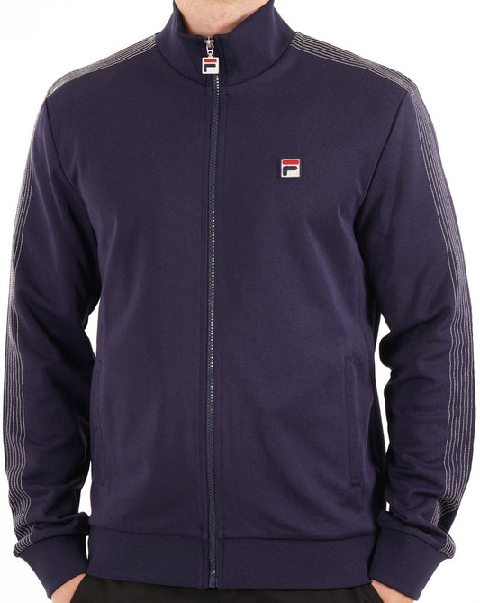 Fila Vintage Stitch Detail Track Top Navy