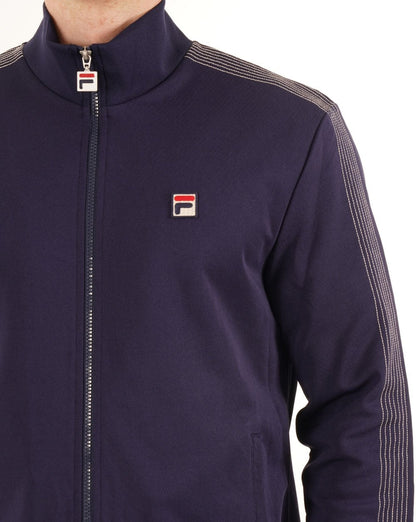 Fila Vintage Stitch Detail Track Top Navy