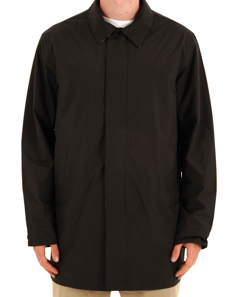 Aquascutum Packable Trench Coat Black