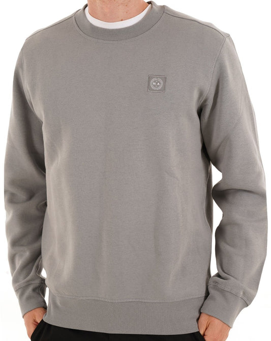 Marshall Artist Marchio Crew Sweat Monument Grey
