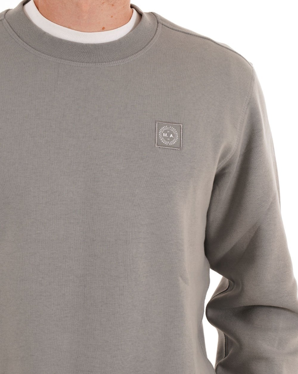 Marshall Artist Marchio Crew Sweat Monument Grey