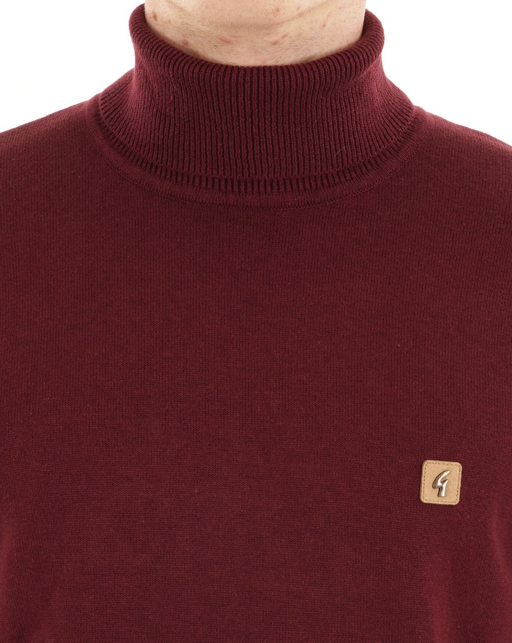 Gabicci Vintage Ricardo Roll Neck Knit Mulberry