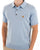 Gabicci Vintage Jackson Knit Polo Sky Ice