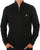 Lyle & Scott Cotton Merino 1/4 Zip Jumper Jet Black