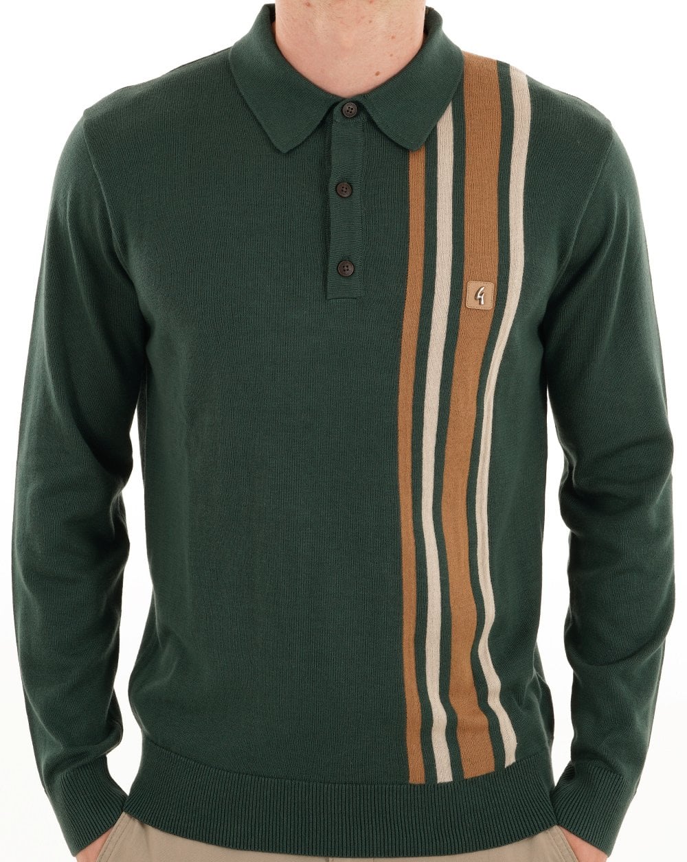 Gabicci Vintage Soda Knit Polo Ivy