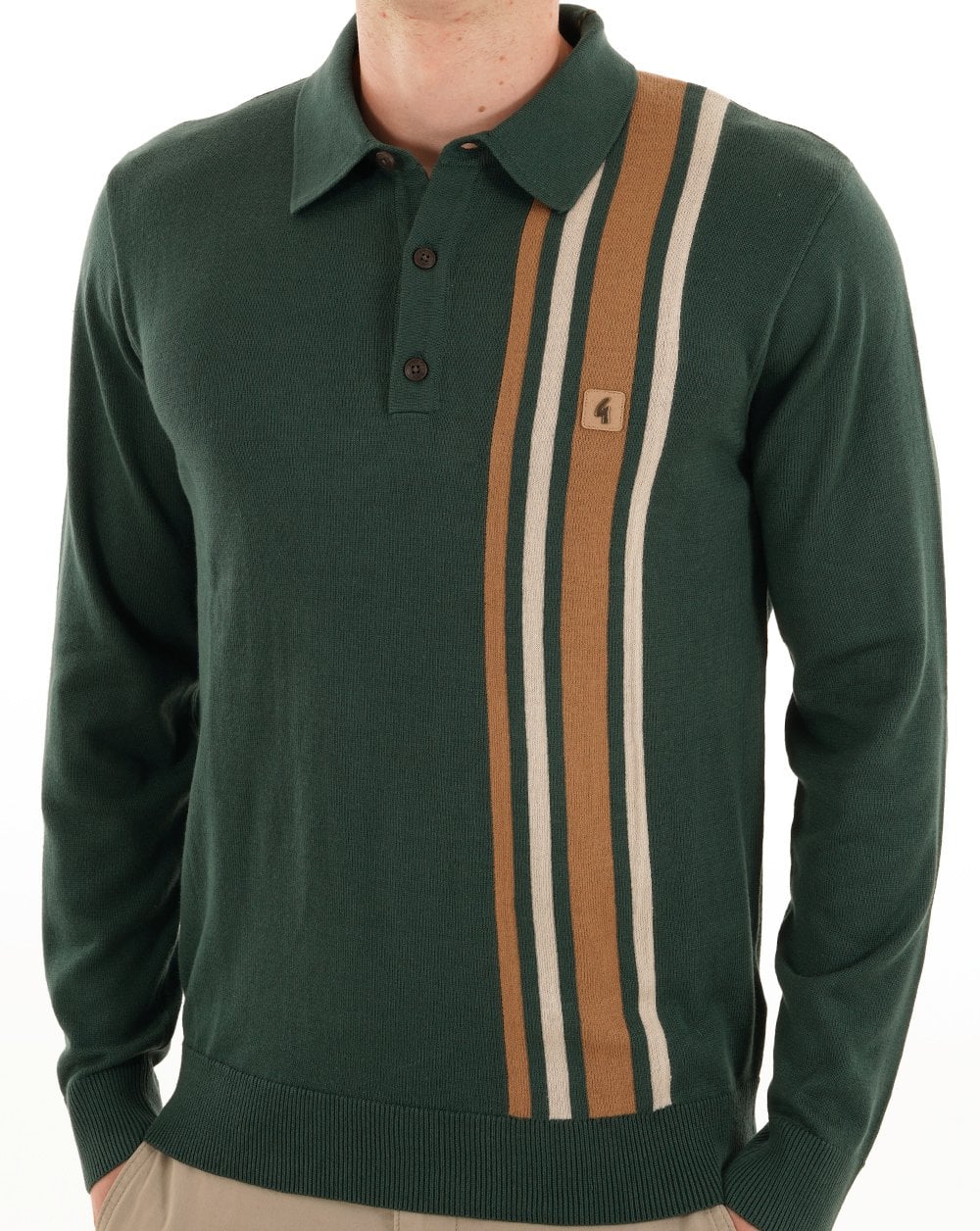 Gabicci Vintage Soda Knit Polo Ivy