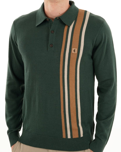 Gabicci Vintage Soda Knit Polo Ivy