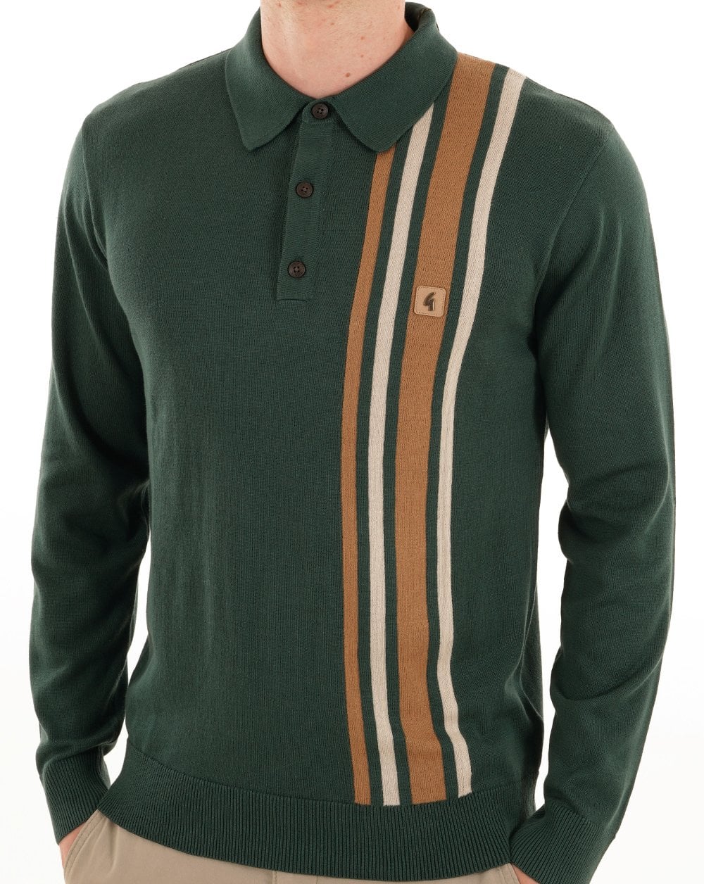 Gabicci Vintage Soda Knit Polo Ivy
