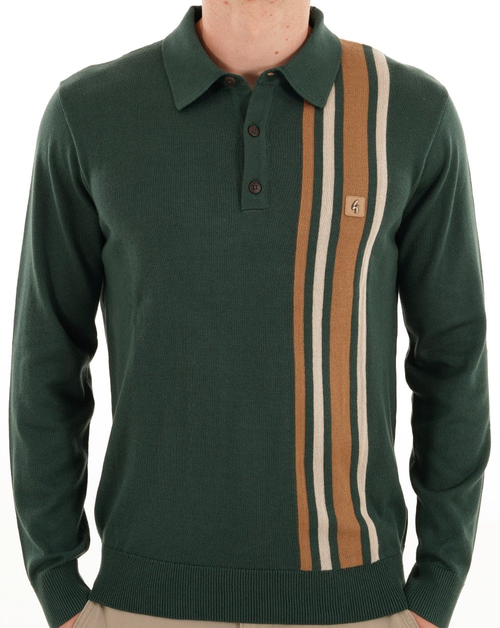 Gabicci Vintage Soda Knit Polo Ivy