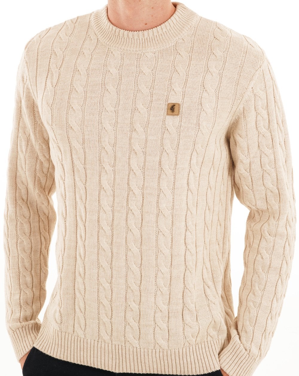 Gabicci Vintage Temor Cable Knit Linen