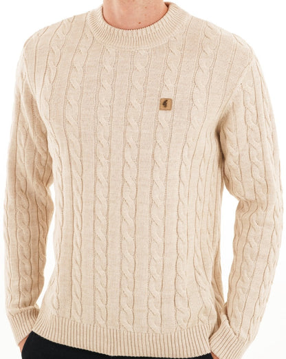 Gabicci Vintage Temor Cable Knit Linen