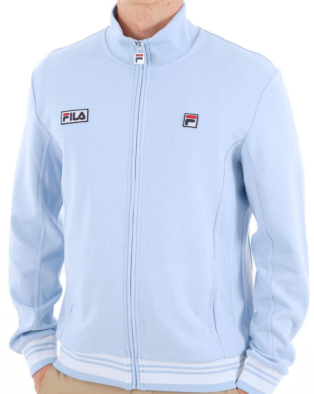 Fila Vintage Funnel Track Top Sky