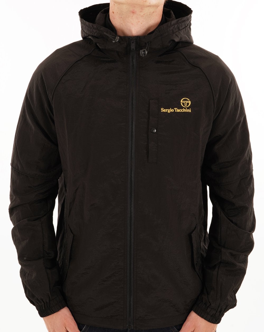 Sergio Tacchini Maldini Hooded Jacket Black