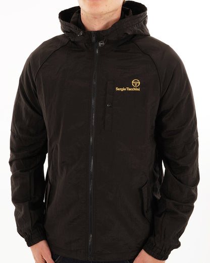 Sergio Tacchini Maldini Hooded Jacket Black