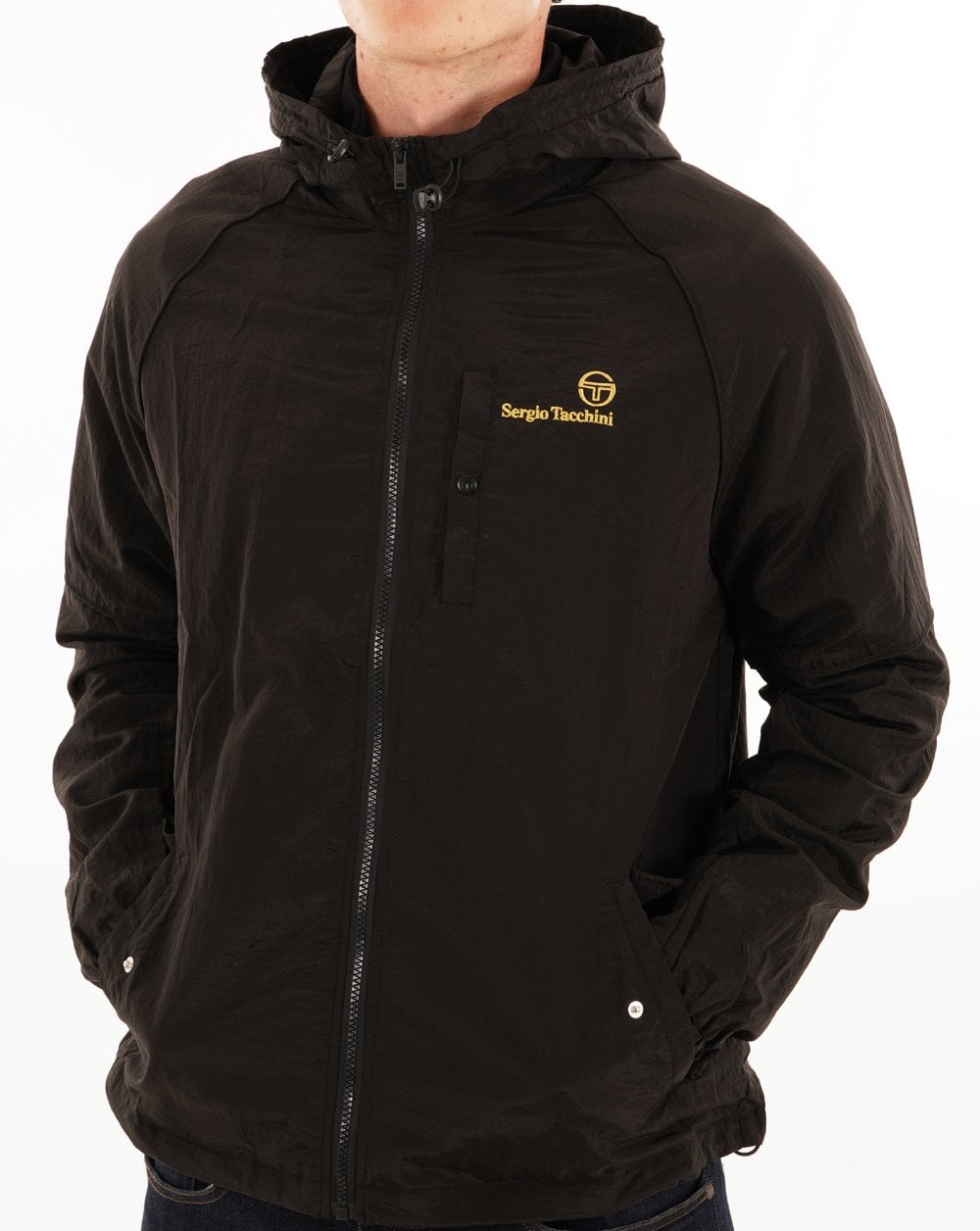 Sergio Tacchini Maldini Hooded Jacket Black