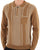 Gabicci Vintage Dante Knitted Polo Nutmeg