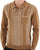Gabicci Vintage Dante Knitted Polo Nutmeg