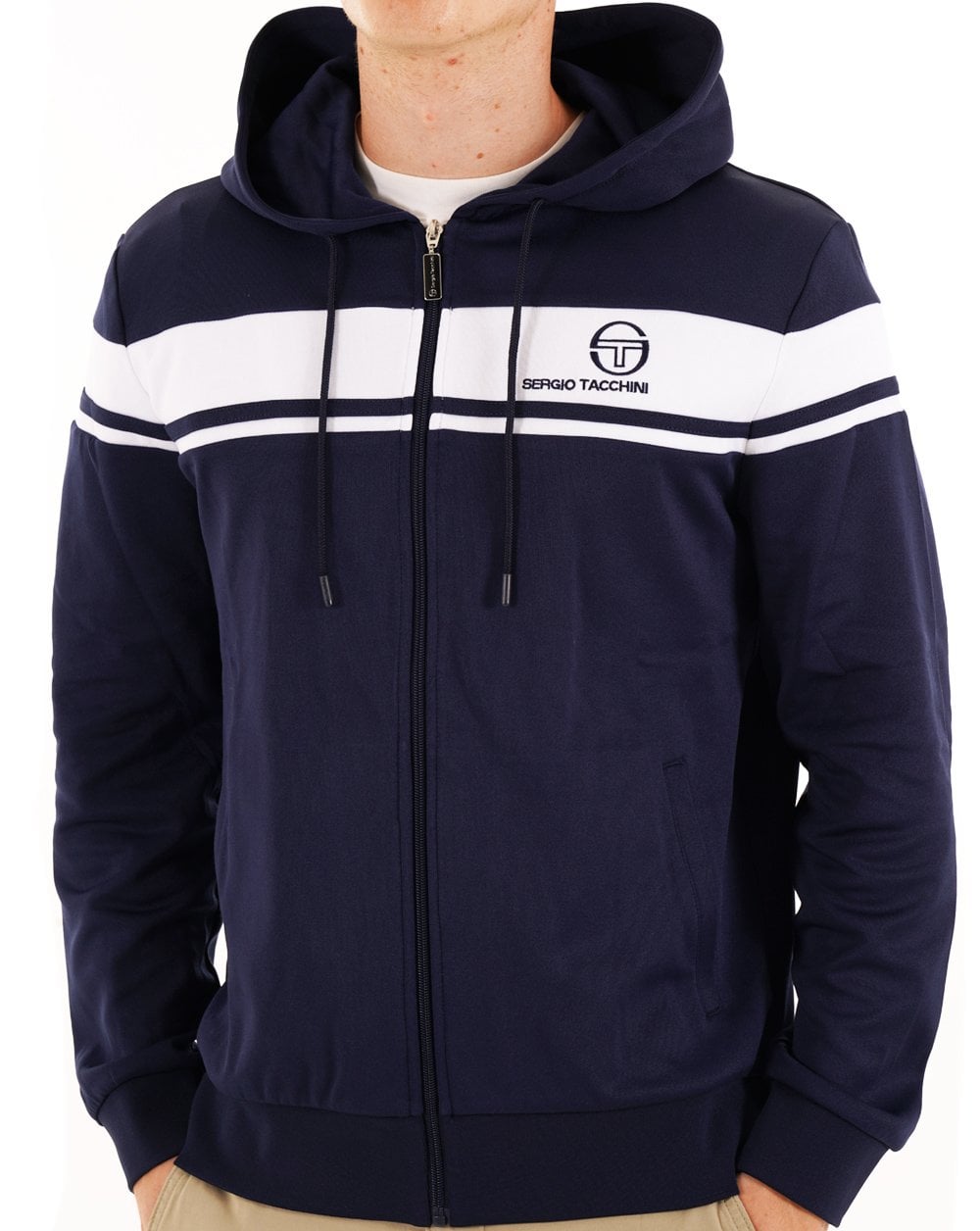 Sergio Tacchini Masters Hood Navy