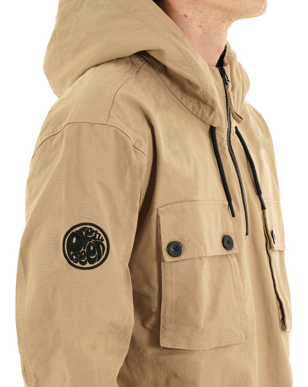 Pretty Green Hatton Smock Stone