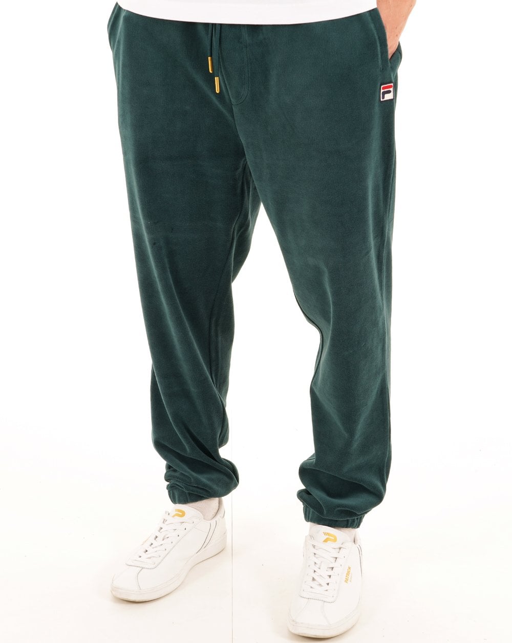 Fila Vintage Eddie Velour Track Pants Green