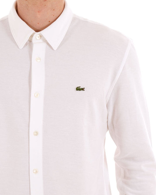 Lacoste Cotton Pique Shirt White