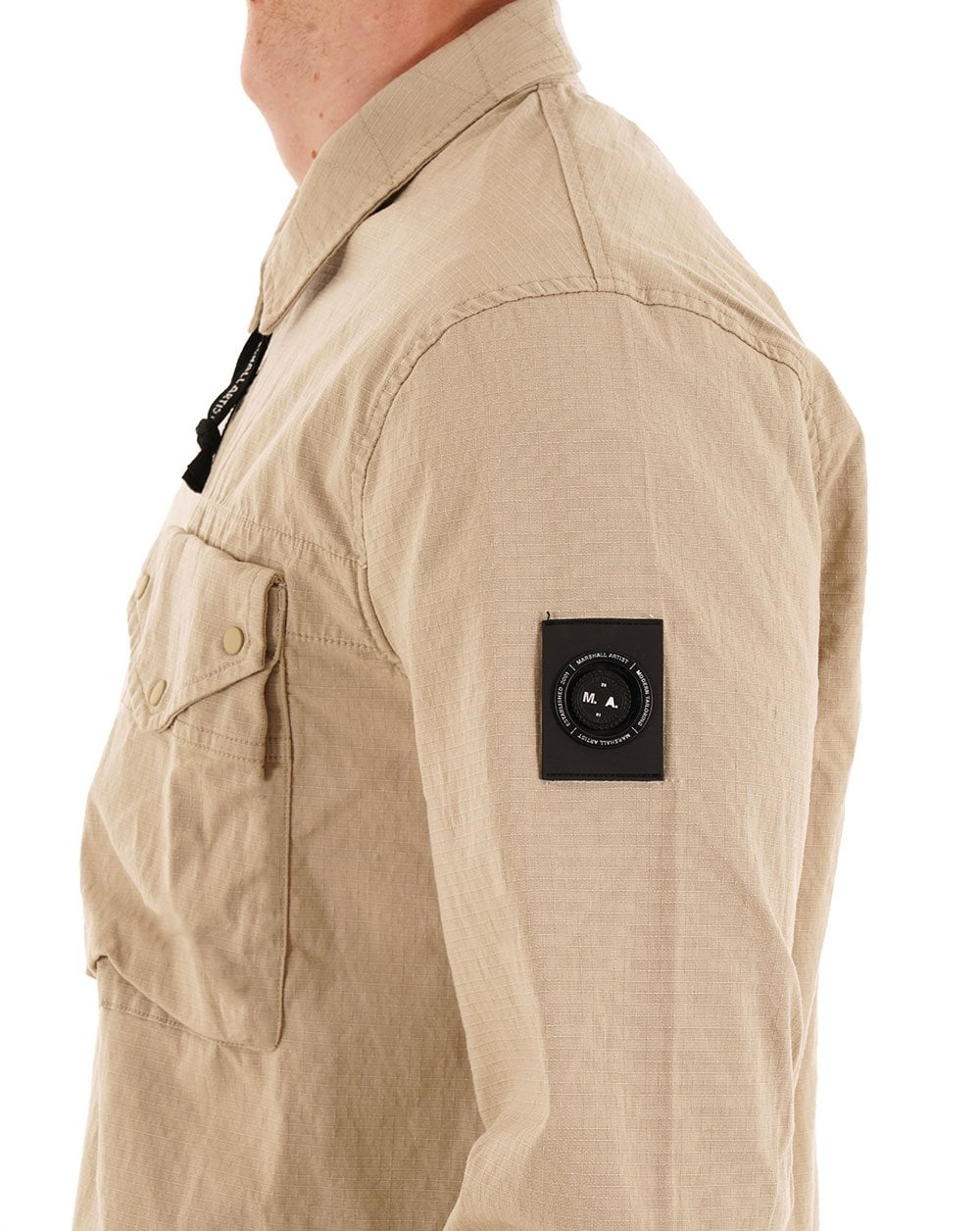 Marshall Artist Vena Overshirt Stone